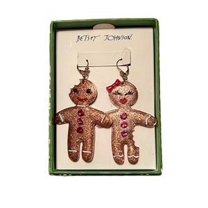 Betsey Johnson Gingerbread Earring